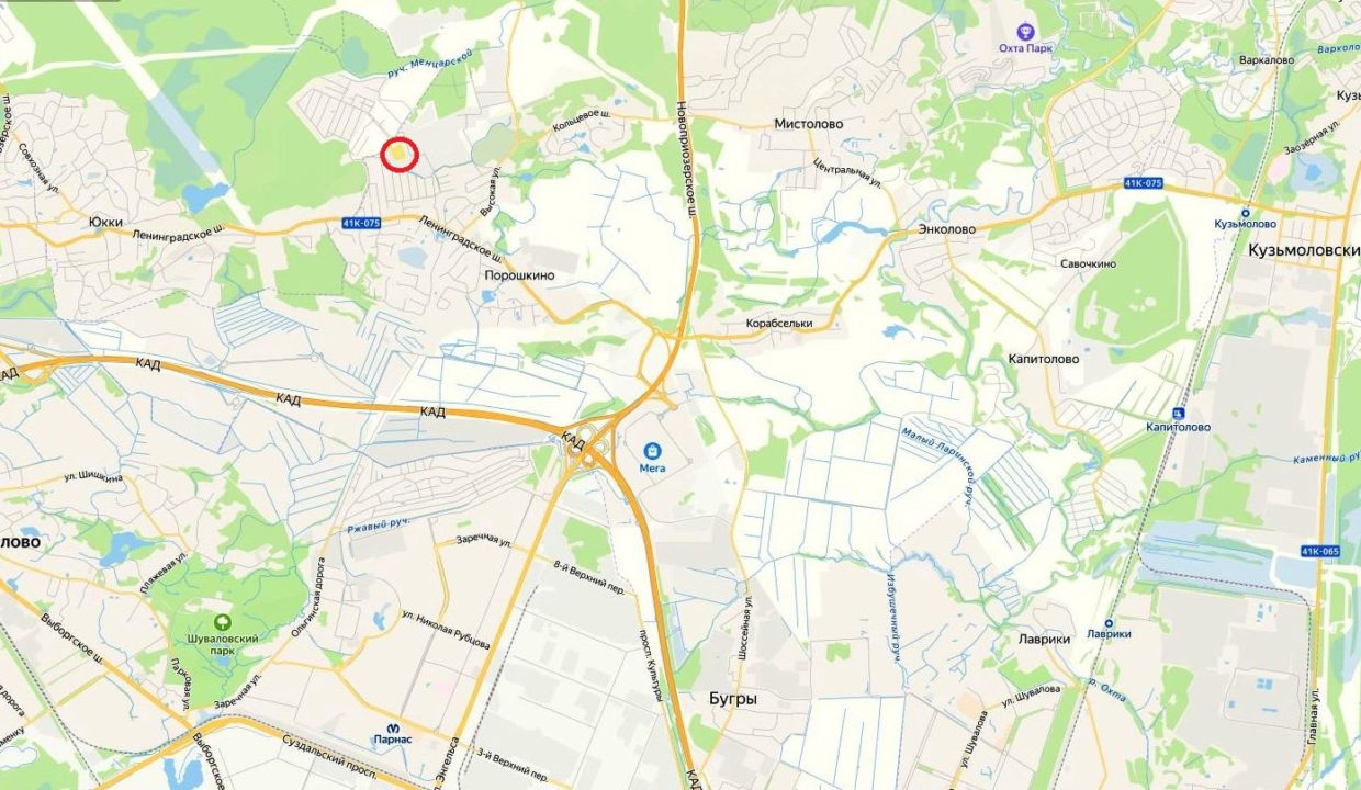 карта склад Порошкино