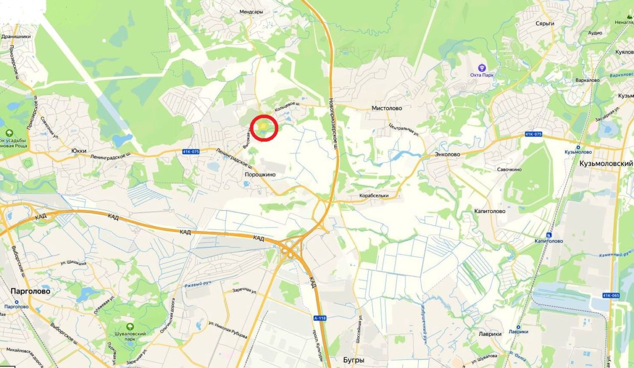 уч. 433 карта аренда склада Порошкино 1