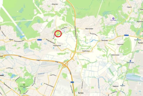 уч. 433 карта аренда склада Порошкино 1